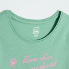 Cool Club, Tricou pentru fete, verde, ecru, set 2 buc.