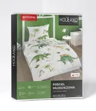 Dinozauri, set lenjerie de pat single, 140-200 cm