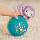 Fisher-Price, Crawling Musical Purple Monkey, jucarie stimulativa pentru bebelusi