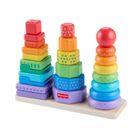 Fisher-Price, Stacking Shape Sorter, jucarie din lemn pentru bebelusi