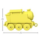 Fisher-Price, Thomas & Friends, Color Reveal, locomotiva si vagoane, 1 buc.