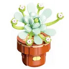 Flowers, piese de asamblare, plante suculente in ghiveci, 442 elemente