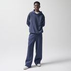 Hanorac basic bleumarin cu croiala oversize NOWEAR
