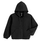 Hanorac oversize cu fermoar NOWEAR