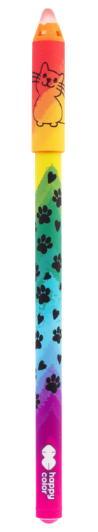 Happy Color, Miaow! pix cu cerneala care se sterge, albastru, 0,5 mm, 1 buc.