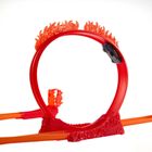 Hot Wheels Track Builder, Flame Stunt Pack, set de joaca