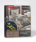 Iepuras, Fluo, set lenjerie de pat single, 140-200 cm