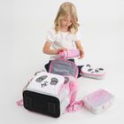 Kayokki, cutie de pranz compartimentata, 23-7-17 cm, 1200 ml, Ursulet panda gri