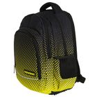 Kayokki, ghiozdan, 2 compartimente, Ombre, negru-galben