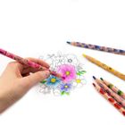 Kidea, creioane colorate triunghiular jumbo, 10 culori