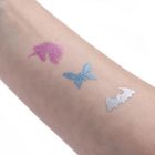 Kidea, markere sclipitoare pentru tatuaje cu sabloane, 3 culori
