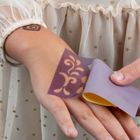 Kidea, markere sclipitoare pentru tatuaje cu sabloane, 3 culori