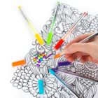 Kidea, pix cu gel, fluo, 12 culori