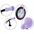 Kidwell, Rebel LED, bicicleta fara pedale, alb-violet