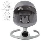 Kidwell, Reve, Scaun electric pentru bebelusi, 2in1, gri-argintiu
