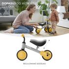 Kinderkraft, Cutie, mini-tricicleta bicicleta, gri/galben