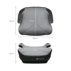 Kinderkraft, I-Boost 2, I-Size, scaun auto, grey, 125-150 cm