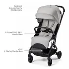 Kinderkraft, Indy 3, carucior sport, Urban Grey