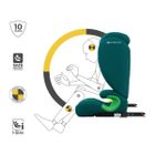 Kinderkraft, Junior Fix 2 Plus, i-Size, scaun auto, green, 100-150 cm