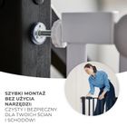 Kinderkraft, Lock & Go, poarta de siguranta, Wood