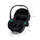 Kinderkraft, Mink Pro 2, i-Size, scaun auto, Black, 40-87 cm