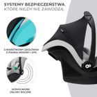 Kinderkraft, Mink Pro, scaun auto, Grey, 40-75 cm