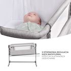 Kinderkraft, Neste Up, patut atasabil (co-sleeper) 3in1, gri