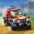 LEGO City, Salvare cu masina de pompieri 4-4, 60393