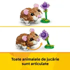 LEGO Creator, Hamster adorabil cu o floare, 31376