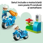 LEGO DUPLO Town, Motocicleta albastra de politie, 10471