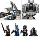 LEGO Star Wars, Fang Fighter mandalorian vs TIE Interceptor, 75348