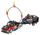 LEGO Technic, Camion si motocicleta pentru cascadorii, 42106