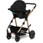 Lionelo, Amber, carucior multifunctional 3in1, Black Onyx