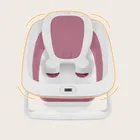 Lionelo, Baby Bubble, cadita de baie pliabila cu termometru, Pink Magnolia