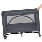Lionelo, Laura, patut de calatorie compact 2in1, Grey Concrete