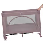 Lionelo, Laura, patut de volaj compact 2in1, Pink Nude