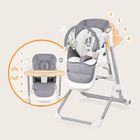 Lionelo, Niles, scaun inalt multifunctional, Grey