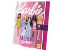 Lisciani, Barbie, Fashion Look, caiet spiralat cu stickere