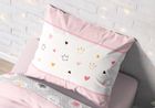 LuLuLand, Printesa roz, set lenjerie de pat single, 140-200 cm
