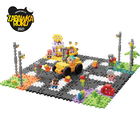 Marioinex, Mini Waffle, City, Strada, set de constructie, 280 piese