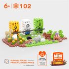 Marioinex, Mini Waffle, Fermier, set de constructie, 102 piese