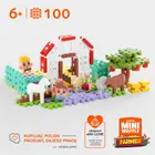 Marioinex, Mini Waffle, Fermier, set de constructie, 110 piese