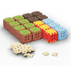 Marioinex, Mini Waffle, Green Blocks, set de constructie, 142 piese