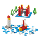 Marioinex, Mini Waffle, set de constructie, 300 piese