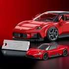 Mattel Brick Shop, Hot Wheels, Speed Series Maserati MC20, set de constructie, 250 elemente