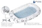 Medi Partners, Teddy, babynest, set 5 piese, albastru deschis