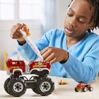 Mega Bloks, Hot Wheels Monster Trucks, 5-Alarm - masina de pompieri, 284 piese