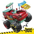 MEGA Hot Wheels, Monster Trucks Demo Derby Extreme Trick Course, set de constructie, 151 piese