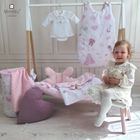 MimiNu, Baby Shower, patura minky, roz, 75-100 cm