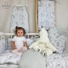 MimiNu, Caprioare, cearceaf din bumbac cu elastic, 60-120 cm